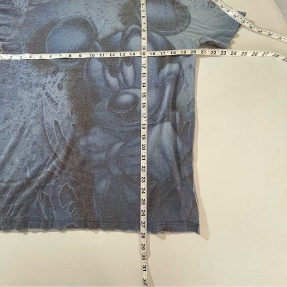 Disney Store “Brash” Mickey Mouse T-shirt Blue Short Sleeve Crewneck Medium - Picture 7 of 10